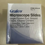 Grafco 3703-2F Microscope Slides Ground Edges Clipped Corners 1"X3". Fixed Price $20.00.