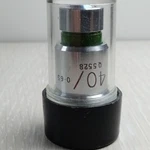 Vickers Microscope Objective Microplan 40/0.65 Lens #0199. Fixed Price $29.00.