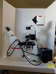 Leica Inverted Microscope DMIRE2 For Parts Untested. Fixed Price $2095.00.