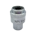 Leitz Wetzlar Npl 5X/0.09 Microscope Objective Eyepiece. Fixed Price $33.00.