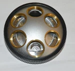Olympus BH-2 6 Objective Revolving Nosepiece Turret BH2 Microscope Rms Bhs Bht. Fixed Price $85.00.