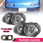 Headlights Headlamps For 1998-2001 Acura Integra Black Front Clear Driving. Fixed Price $124.99.