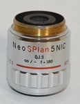 Olympus Neo Splan Nic 0.13 /- F=180 Microscope Objective 5X. Fixed Price $90.00.