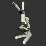Vtg Reichert Austria Microscope Model #282030 Lab Equipment W/ Calibration Tag. Fixed Price $100.00.