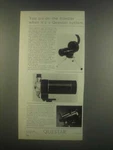 1985 Questar QM1, Mfl And Industrial 700 Ad. Fixed Price $17.99.