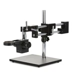 Amscope Heavy Duty Double-arm Black Boom Stand W 76MM Focus Block & Tube Mount. Fixed Price $299.95.