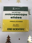 Esco Microscope Slides Precleaned Frosted #2951 Box Of 72 Erie Scientific. Fixed Price $24.95.