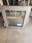 Stainless Steel Pass-through Door With Glass Window For Biological Laboratory. Fixed Price $600.00.