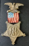 Vintage Grand Army Of The Republic American Flag Medal Pin Badge 1861-1866. Fixed Price $119.95.