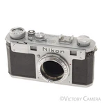Nikon Rangefinder Camera Body W/ Leather Case Rare Exc-. Fixed Price $2869.95.