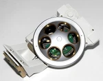 Leica Dm-irbe 6 Position Objective Turret / Nosepiece Motorized For M25 Lenses. Fixed Price $380.00.