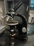 Leitz Wetzlar Polarizing Microscope Sm-pol 702895- With Case & Lamp. Fixed Price $200.00.