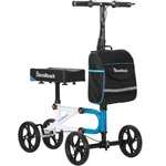 Blessreach Steerable Knee Scooter For Adults, Foldable W/ Dual Brake, WB2111. Fixed Price $67.53.