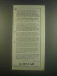 1985 Questar QM1 System Ad. Fixed Price $17.99.