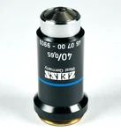 Zeiss Microscope Lens Objective 40/0.65 40X 0,65 (160/0.17) Blue 46 07 00-9903. Fixed Price $19.95.